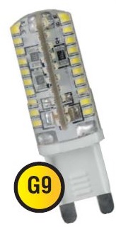 Светодиодная лампа G9 5Вт теплый свет