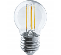 Светодиодная (LED) лампа Navigator NLL-F-G45-6-230-2.7K-E27 6 Вт Шар (80526) Теплый белый свет
