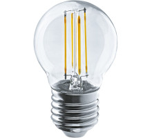 Светодиодная (LED) лампа Navigator NLL-F-G45-6-230-4K-E27 6 Вт Шар (80527) Холодный белый свет
