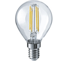 Светодиодная (LED) лампа Navigator NLL-F-G45-7-230-2.7K-E14 7 Вт Шар (80532) Теплый белый свет