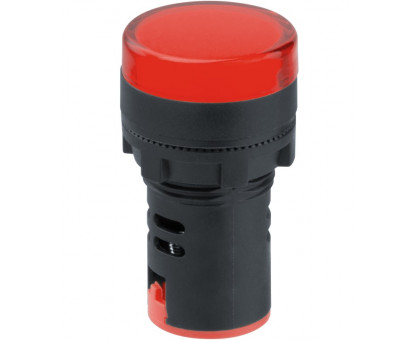 Светодиодная (LED) индикаторная лампа Navigator NBI-I-AD22-230-R 230 AC/DC 20мА IP54 d22мм (82801) красная
