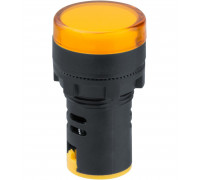 Светодиодная (LED) индикаторная лампа Navigator NBI-I-AD22-24-Y  24 AC/DC 20мА IP54 d22мм (82806) желтый
