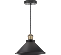 Декоративный подвесной светильник Navigator NIL-WF02-008-E27 под лампу E27 (61536) Черный / Бронза