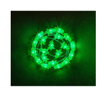 Светодиодная (LED) гирлянда Елочки Navigator NGF-DM002-20G-2AA Зеленый свет IP20 (14050) 2.3 м. на батарейках