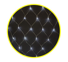 Светодиодная (LED) гирлянда Сеть Navigator NGF-N01-156CW-12-1.5x1.5m-230-TR-IP20 Холодный белый свет IP20 (61847) 1,5 х 1,5 м.