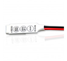 Контроллер RGBW для светодиодной (LED) ленты ICLED RGB-mini 12В 12А 28,8 Вт (51902) без пульта