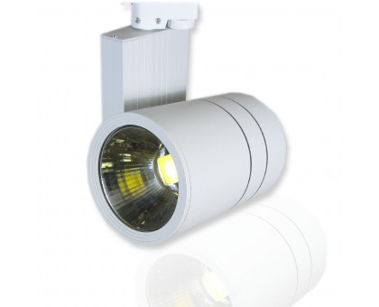 Трековый однофазный светодиодный (LED) светильник ICLED Вт 4500K IP20 180х100х150 мм (52309) Белый