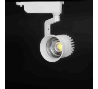 Трековый ЕВРО светодиодный (LED) светильник ICLED 10Вт 3000K IP40 160х100х200 мм (55346) Белый