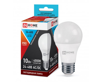 Лампа низковольтная LED-MO-PRO 10Вт 24-48В Е27 4000К