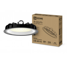 Подвесной промышленный светодиодный (LED) светильник HIGHBAY 340х53 IN HOME LHB-UFO-VC 200Вт 230В 5000К IP65 (4690612033921) для высоких пролетов