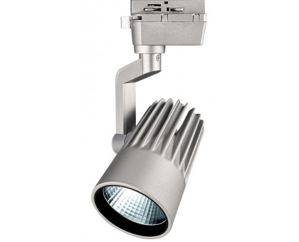 Трековый однофазный светодиодный (LED) светильник Jazzway PTR 0140-2 40w 4000K 24° GR IP40 40Вт 90х144х255 мм (5023765) Серый