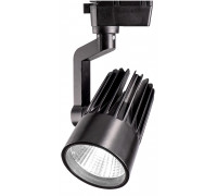 Трековый однофазный светодиодный (LED) светильник Jazzway PTR 0125-2 25w 4000K 24° BL IP40 25Вт 80х122х220 мм (5023949) Черный