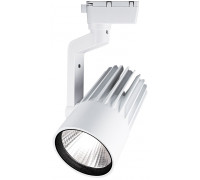 Трековый однофазный светодиодный (LED) светильник Jazzway PTR 0125-2 25w 4000K 24° WH IP40 25Вт 80х122х220 мм (5023963) Белый