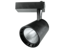 Трековый однофазный светодиодный (LED) светильник Jazzway PTR 0330 30w 4000K 24° BL IP40 30Вт 95х105х140 мм (5010628) Черный