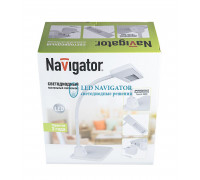 Диммируемая настольная светодиодная (LED) лампа Navigator NDF-D016-7W-6K-S-LED 7Вт 6000K Холодный белый свет (71837) Белый