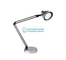 Настольная светодиодная (LED) лампа Navigator NDF-D002-5W-4K-S-LED 5Вт 4000K Дневной белый свет (94637) Серебро