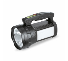 Аккумуляторный фонарь-прожектор 10W+3W черный (SBF-503-K)