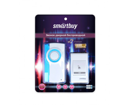 Беспроводной дверной звонок Smartbuy SBE-11-DP2-32 (SBE-11-DP2-32) на батарейках