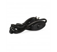 Сетевой шнур Smartbuy 6А 1300Вт ШВВП 2х0,75 1.7 м. черный (SBE-06-P05-b) с проходным выключателем