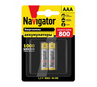 Аккумулятор Ni-MH Navigator NHR-800-HR03-BP2 1,2В 800 мАч (94461)