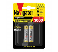 Аккумулятор Ni-MH Navigator NHR-1000-HR03-BP2 1,2В 1000 мАч (94462)