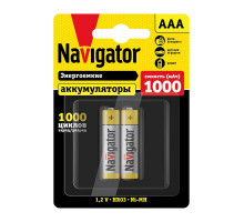 Аккумулятор Ni-MH Navigator NHR-1000-HR03-BP2 1,2В 1000 мАч (94462)