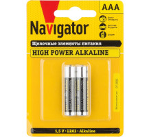Щелочная батарейка Navigator NBT-NE-LR03-BP2 1.5В AAA (94750) 2 шт./уп.