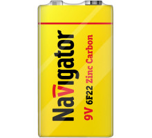 Солевая батарейка Navigator NBT-NS-6F22-SH1 9В 9V (94762) 1 шт./уп.