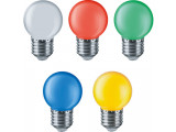LED лампы E27 с цветной колбой
