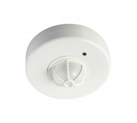 Инфракрасный датчик движения Jazzway PMS-IR 024 1200w 360° 2-6м WH IP20 потолочный (5012974) с регулировкой уровня освещенности и времени выключения