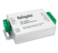 Усилитель RGB для светодиодной (LED) ленты Navigator ND-ARGB180-IP20-12V 12-24В 15А 180/360 Вт (71494)