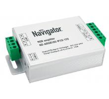 Усилитель RGB для светодиодной (LED) ленты Navigator ND-ARGB180-IP20-12V 12-24В 15А 180/360 Вт (71494)