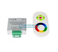 Контроллер RGB для светодиодной (LED) ленты Smartbuy SBL-RGB-Sen 12-24В 18А 216/432 Вт (SBL-RGB-Sen) с сенсорным пультом
