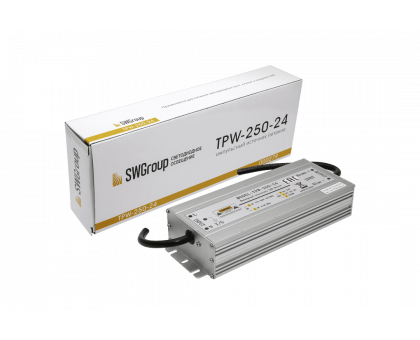 Влагозащищенный блок питания (драйвер) SWG 24В TPW-250-24 24A 250Вт IP67 (900279)