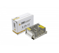 Блок питания (драйвер) SWG 12В S-25-12 2A 25Вт IP20 (000111)