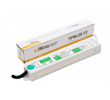 Влагозащищенный блок питания (драйвер) SWG 12В TPW-20-12 12A 20Вт IP67 (900271)