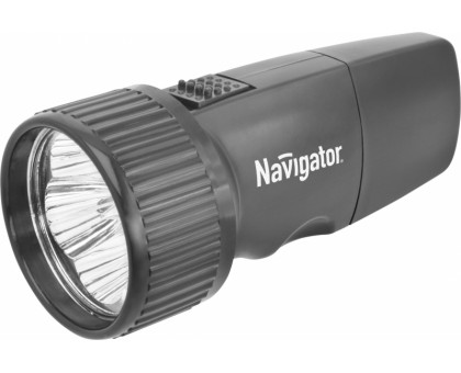 Пластиковый ручной светодиодный (LED) фонарь Navigator NPT-CP02-ACCU с аккумулятором 250мАч (94941) 1 режим работы