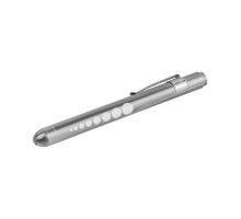 Металлический ручной светодиодный (LED) фонарь Navigator NPT-CM16-2AАА на батарейках 2AAA (14034) 1 режим работы