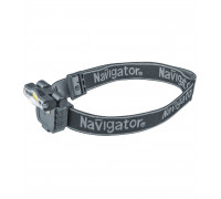 Налобный светодиодный (LED) фонарь Navigator NPT-H27-ACCU IP33 с аккумулятором 500мАч (93190) 1 режим работы