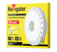 Кемпинговый светодиодный (LED) фонарь Navigator NPT-CA05-3AA IP33 на батарейках 3АА (94947) 1 режим работы