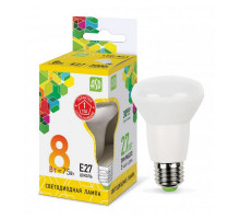 Лампа светодиодная LED-R63-standard 8Вт 230В Е27 3000К 720Лм ASD (4690612001616)