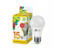 Лампа светодиодная LED-A60-standard 15Вт 230В Е27 3000К 1350Лм ASD (4690612002088)