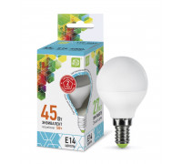 Лампа светодиодная LED-ШАР-standard 5Вт 230В Е14 4000К 450Лм ASD (4690612002149)