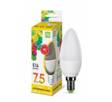 Лампа светодиодная LED-СВЕЧА-standard 7.5Вт 230В Е14 3000К 675Лм ASD (4690612003924)