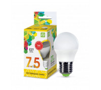 Лампа светодиодная LED-ШАР-standard 7.5Вт 230В Е27 3000К 675Лм ASD (4690612003986)