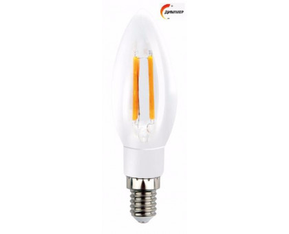 Светодиодная (LED) лампа Smartbuy 5Вт 3000K Свеча на ветру (SBL-C37FCan-05-30K-E14) Теплый белый свет