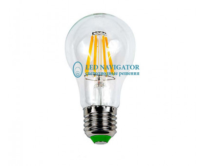 Светодиодная (LED) лампа Navigator NLL-F-A60-8-230-2.7K-E27 8Вт Е27 Груша (71306) Теплый белый свет