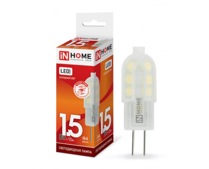 Лампа светодиодная LED-JC-VC 1.5Вт 12В G4 6500К 95Лм IN HOME