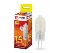 Лампа светодиодная LED-JC-VC 1.5Вт 12В G4 3000К 95Лм IN HOME