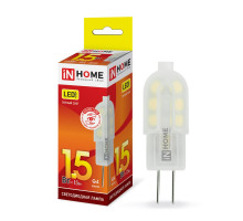 Лампа светодиодная LED-JC-VC 1.5Вт 12В G4 3000К 95Лм IN HOME